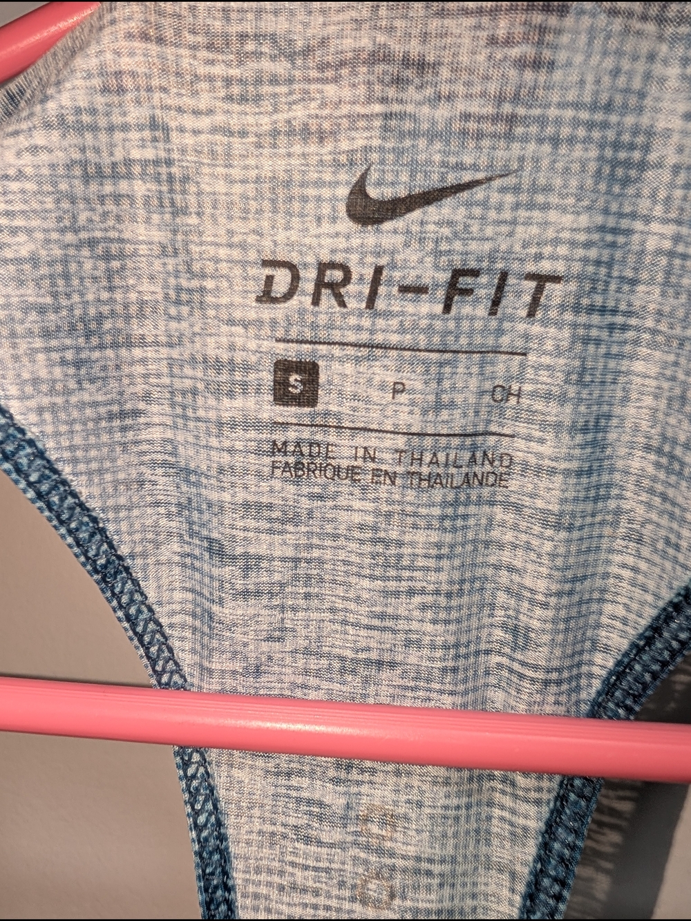 Nike Dri-FIT Women’s Light Blue Racerback Tank Top - Picture 4 of 5